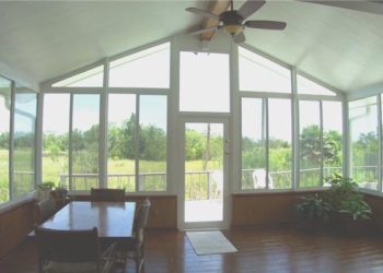 Sunrooms Gable style with shingles and T-111 knee wall
