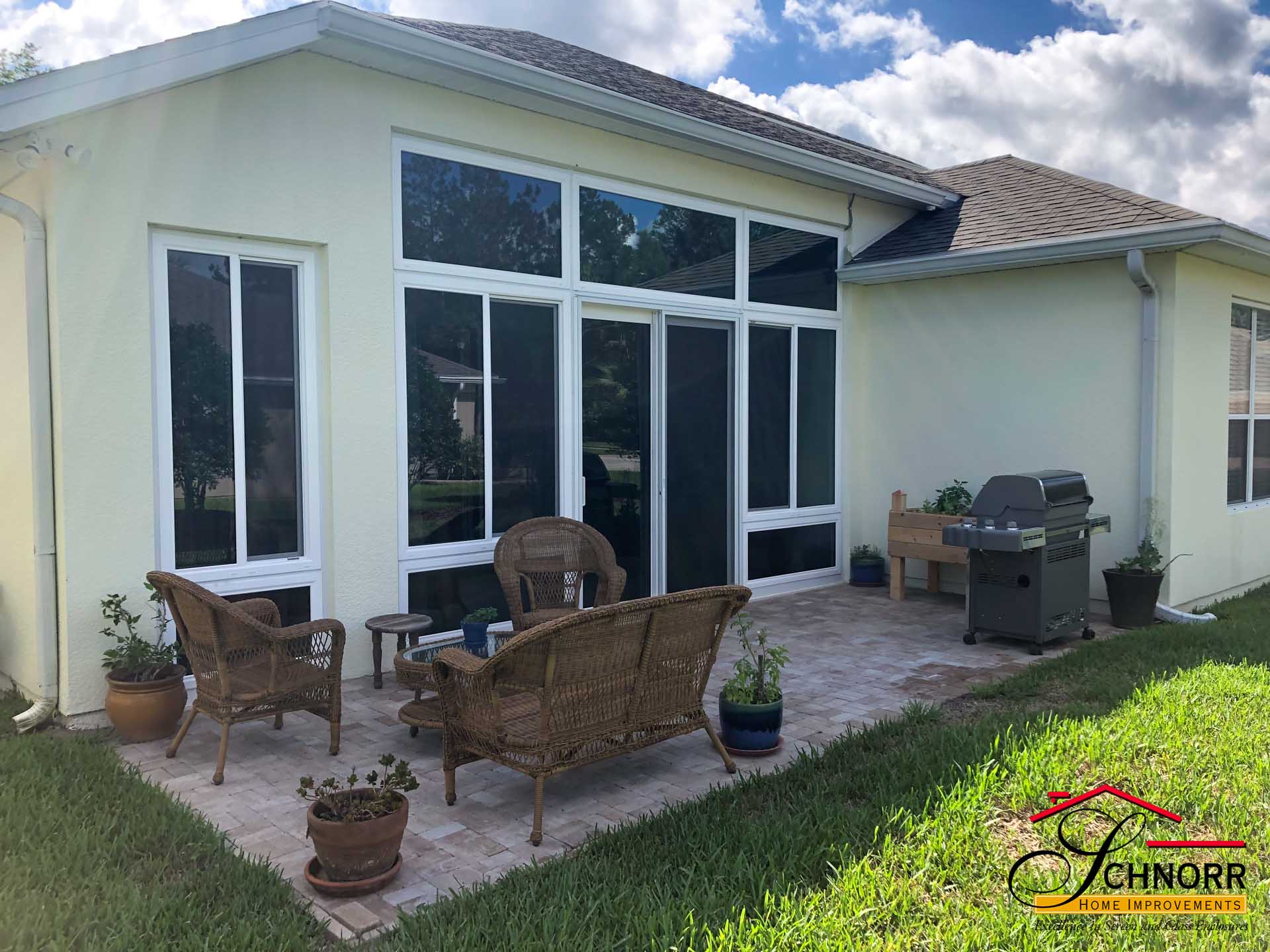 Glass enclosures Jacksonville FL by Schnorr Home Improvements