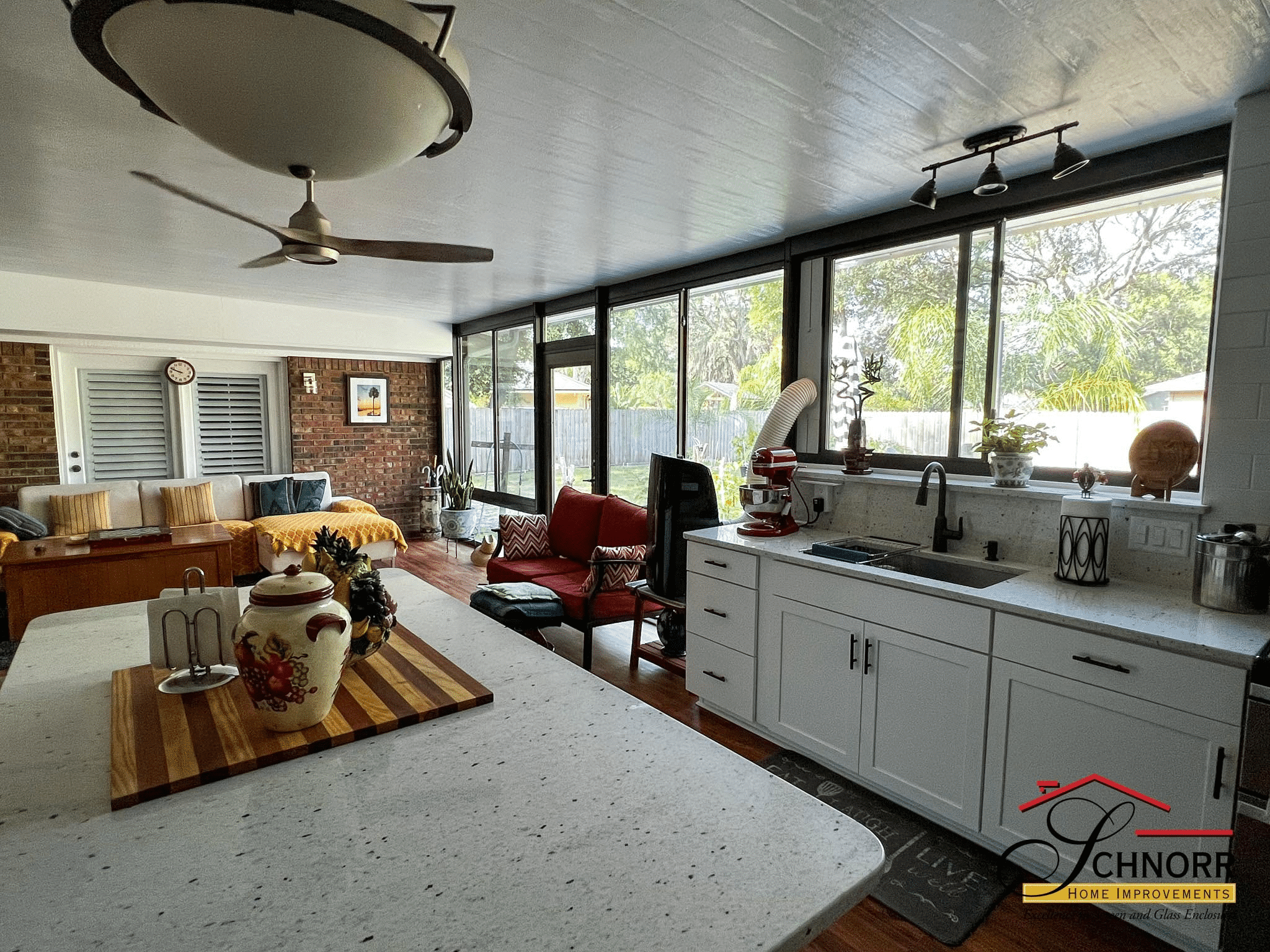 Outdoor Kitchen in Jacksonville FL Custom enclosed patio kitchen in Jacksonville FL