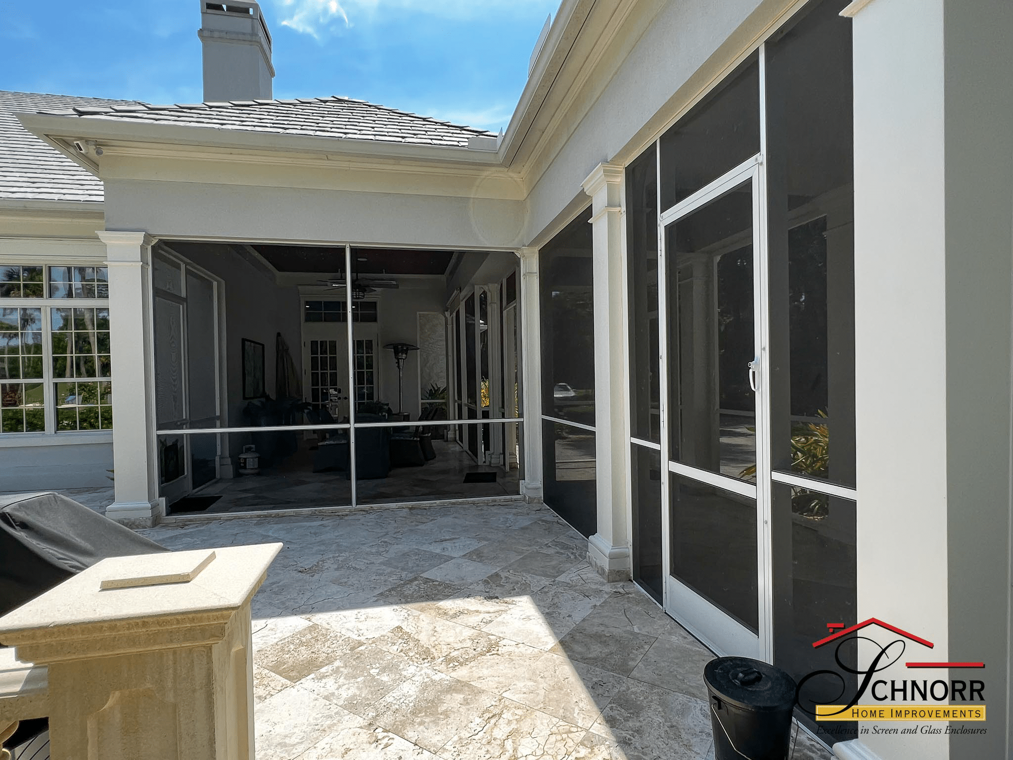 Custom Lanai Screen Enclosure Ponte Vedra Beach FL Custom lanai screen enclosure in Ponte Vedra Beach FL
