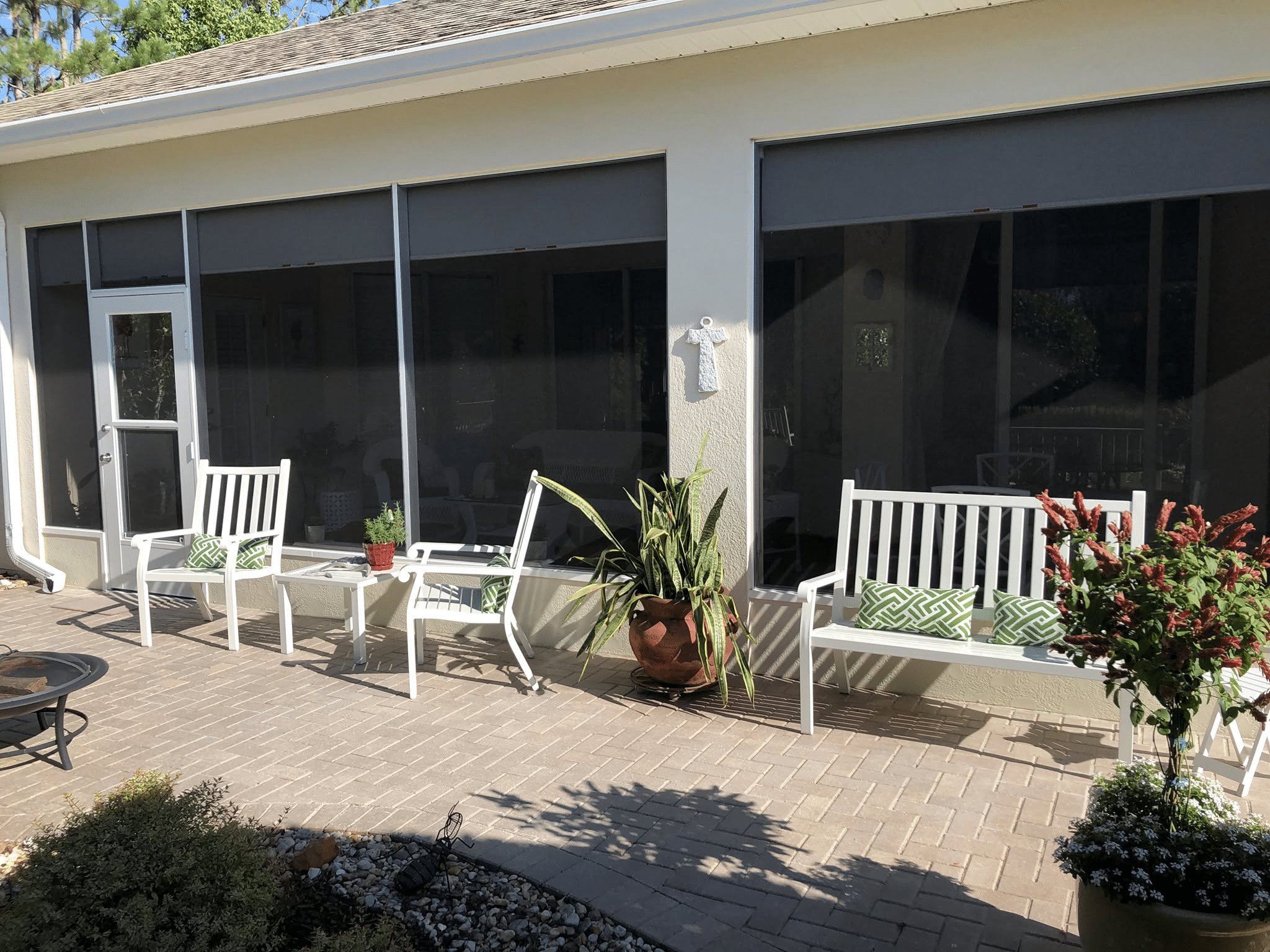 Lanai Screen Enclosures Jacksonville FL Lanai screen enclosure for a residential home in Jacksonville, FL