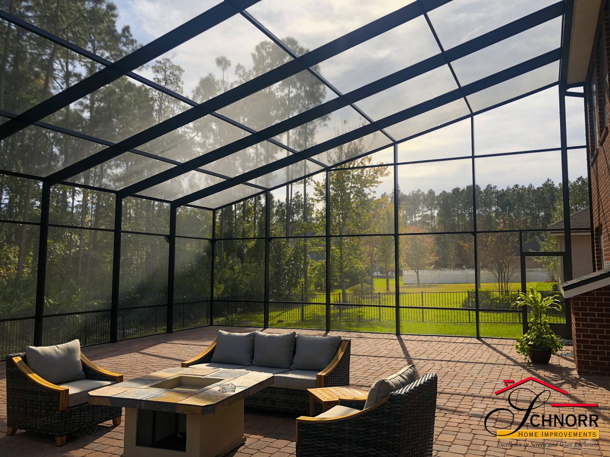 Screen Enclosures Jacksonville FL Custom residential screen enclosure in Jacksonville, FL