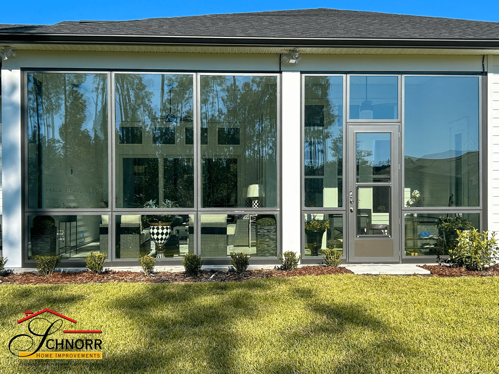 Sunroom Enclosures Jacksonville FL Custom sunroom enclosure by Schnorr Home Improvements in Jacksonville, FL