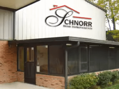 Screen Enclosures in Jacksonville FL | Schnorr Home Improvements Schnorr Home Improvements headquarters showing a Screen Enclosure in Jacksonville FL