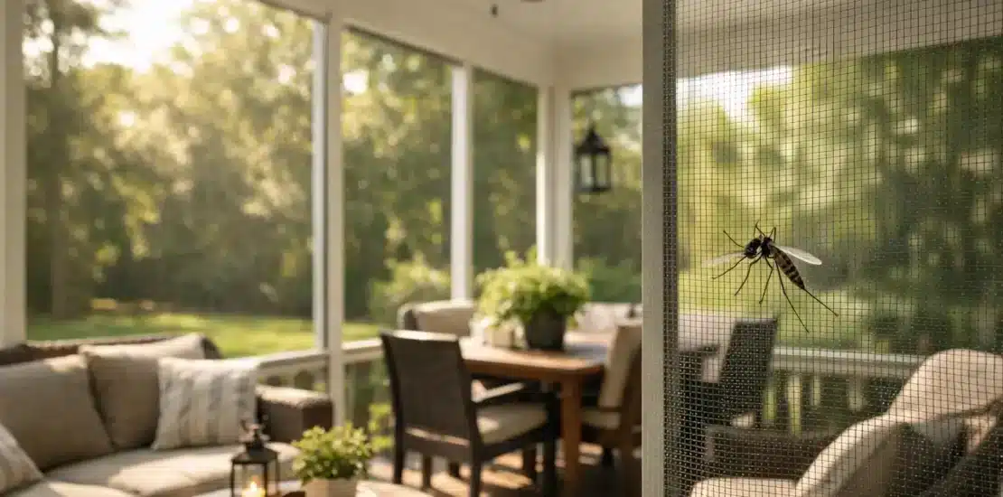 A Screened Porch for Mosquitoes That Works