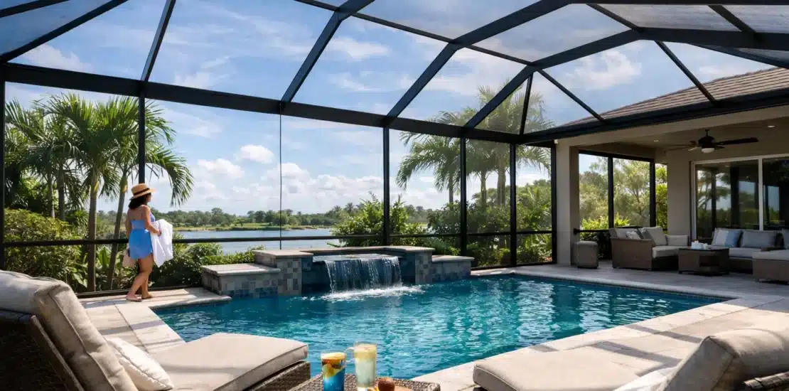 How a Pool Screen Enclosure Changes Daily Use