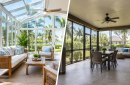 Sunroom Versus Enclosed Porch for Florida Homes