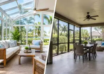 Sunroom Versus Enclosed Porch for Florida Homes